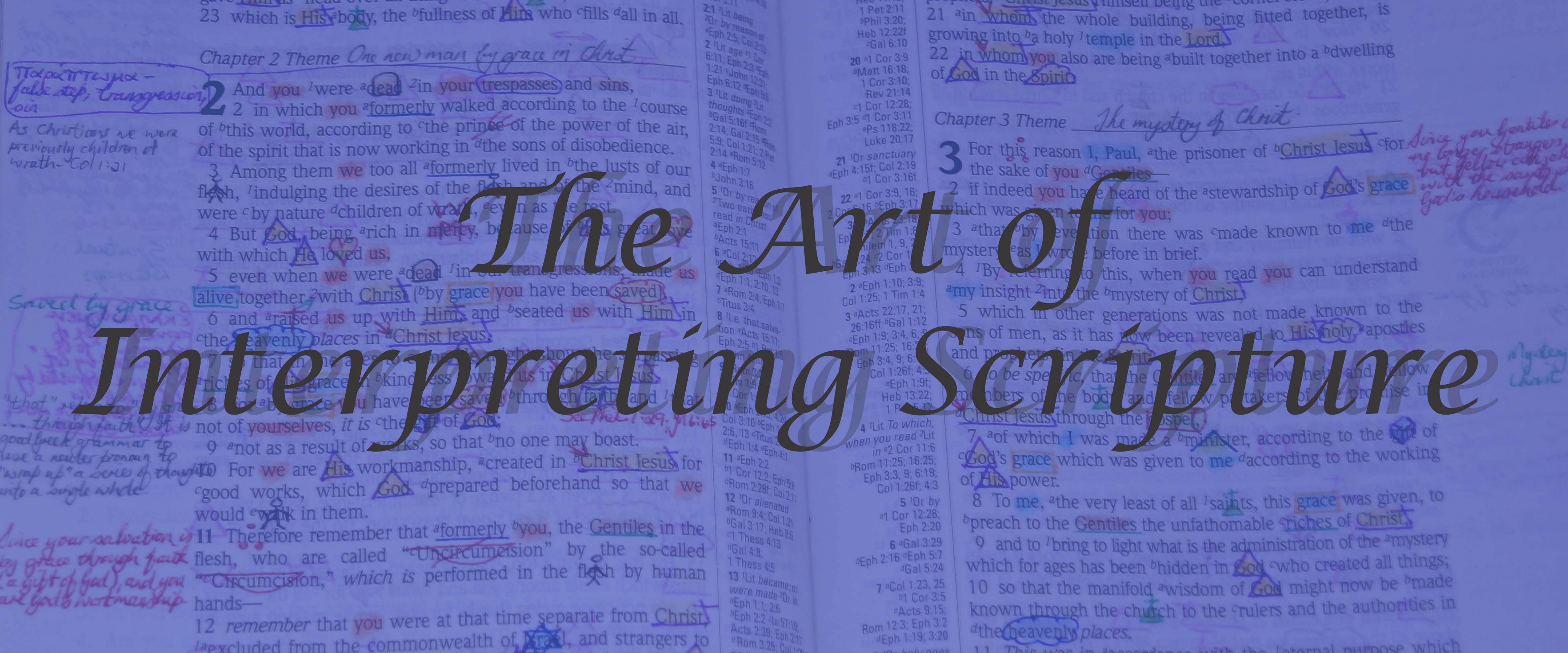 The Art of Interpreting Scripture