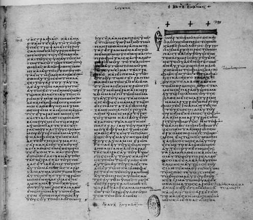 Codex Vaticanus Codex Vaticanus